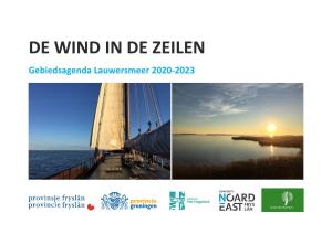 Gebiedsagenda Lauwersmeer 2020 – 2023 De Wind in De Zeilen