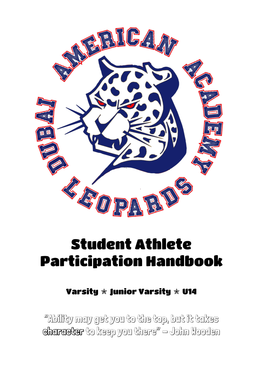 Student Athlete Participation Handbook