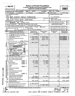 Form 990-PF Return of Private Foundation JILL