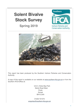 Solent Bivalve Survey 2019 Report