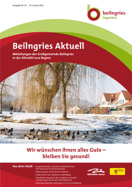Beilngries Aktuell Mitteilungen Der Großgemeinde Beilngries in Der Altmühl-Jura Region