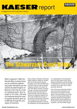 The Schwarzach Canal Bridge