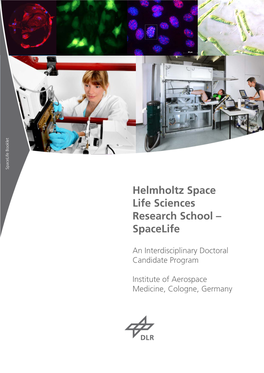 Helmholtz Space Life Sciences Research School – Spacelife