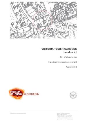 VICTORIA TOWER GARDENS London N1