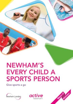 Newham's Every Child a Sports Person