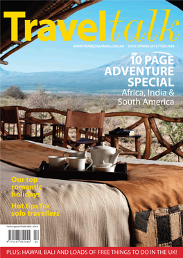 10 PAGE ADVENTURE SPECIAL Africa, India & South America