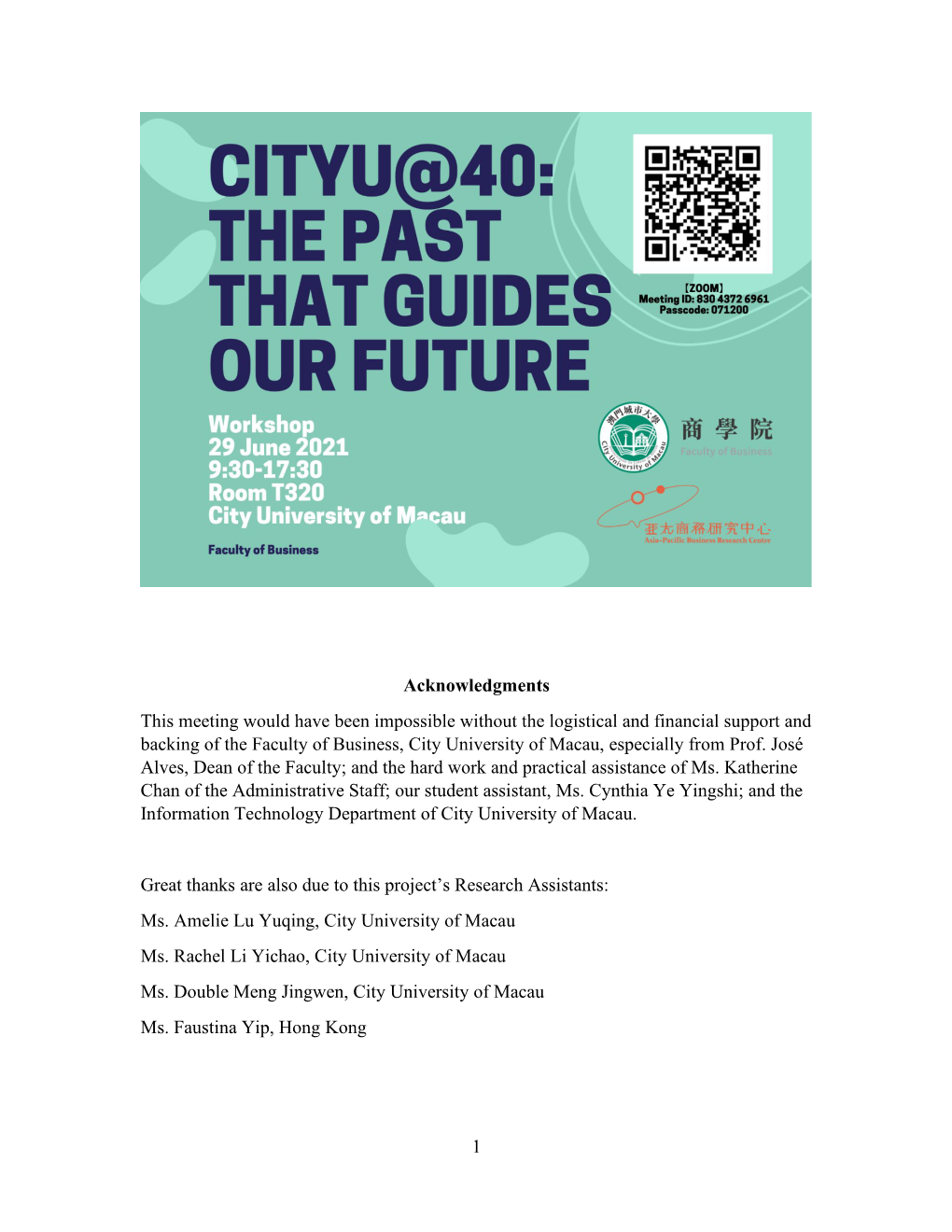 Cityu@40 Final Programme.Pdf