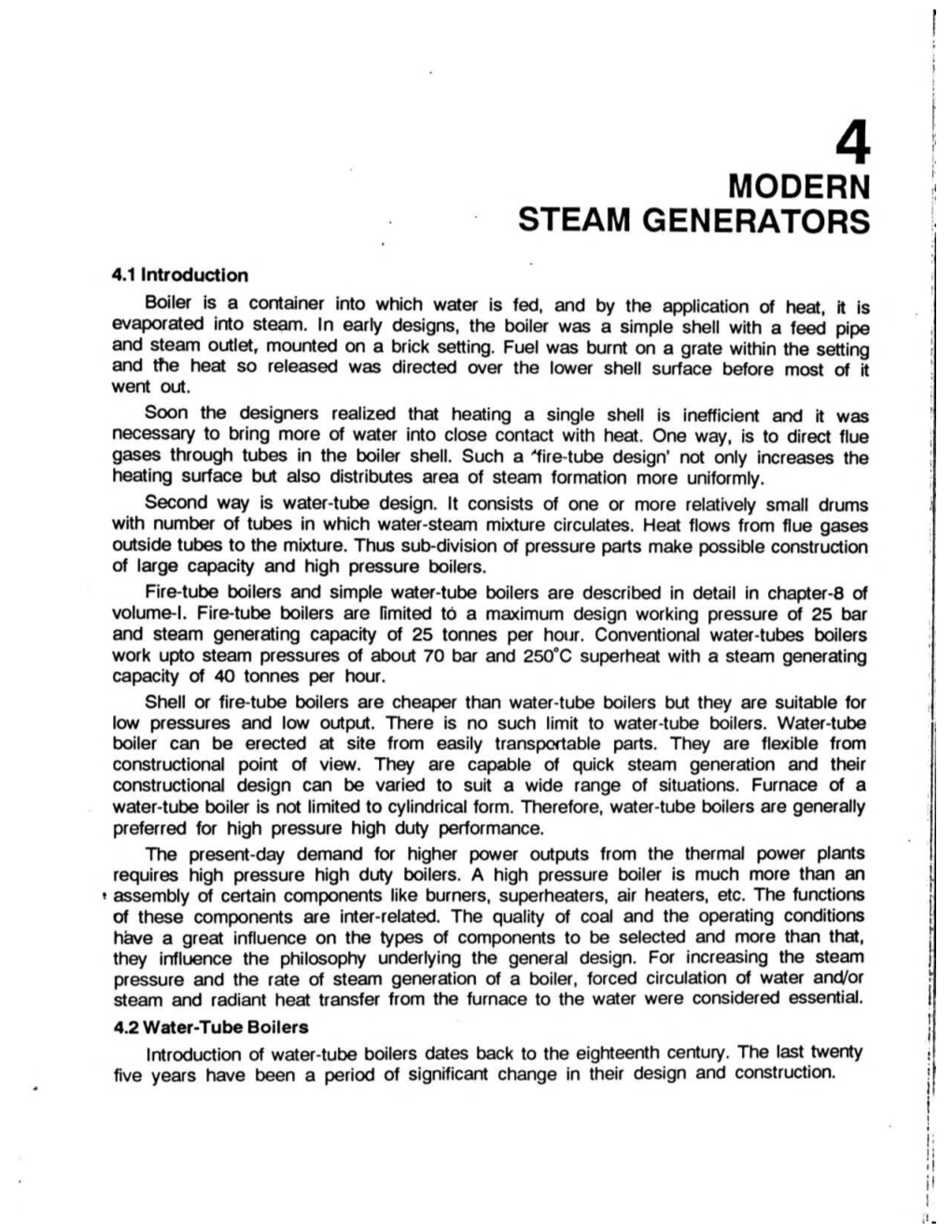 Modern Steam Generators