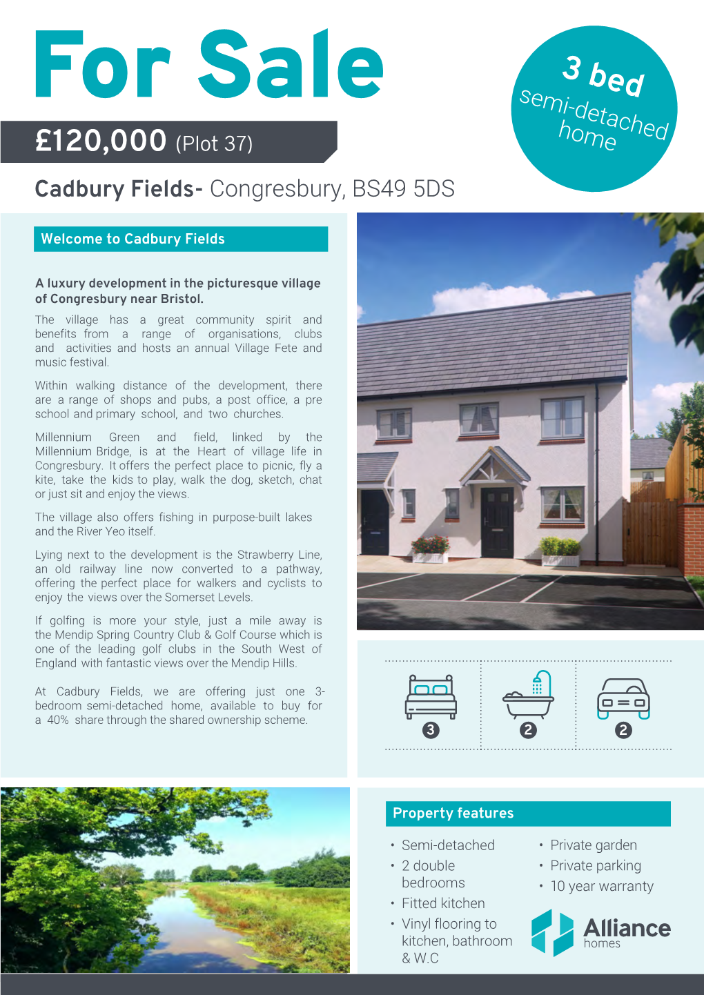 Plot 37) Cadbury Fields- Congresbury, BS49 5DS