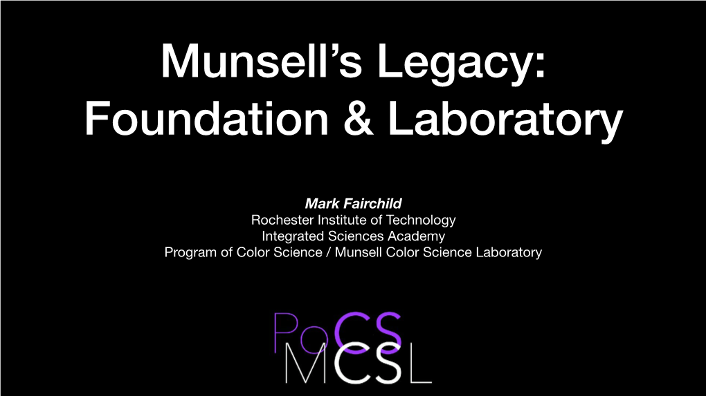 Munsell 2018 Legacy