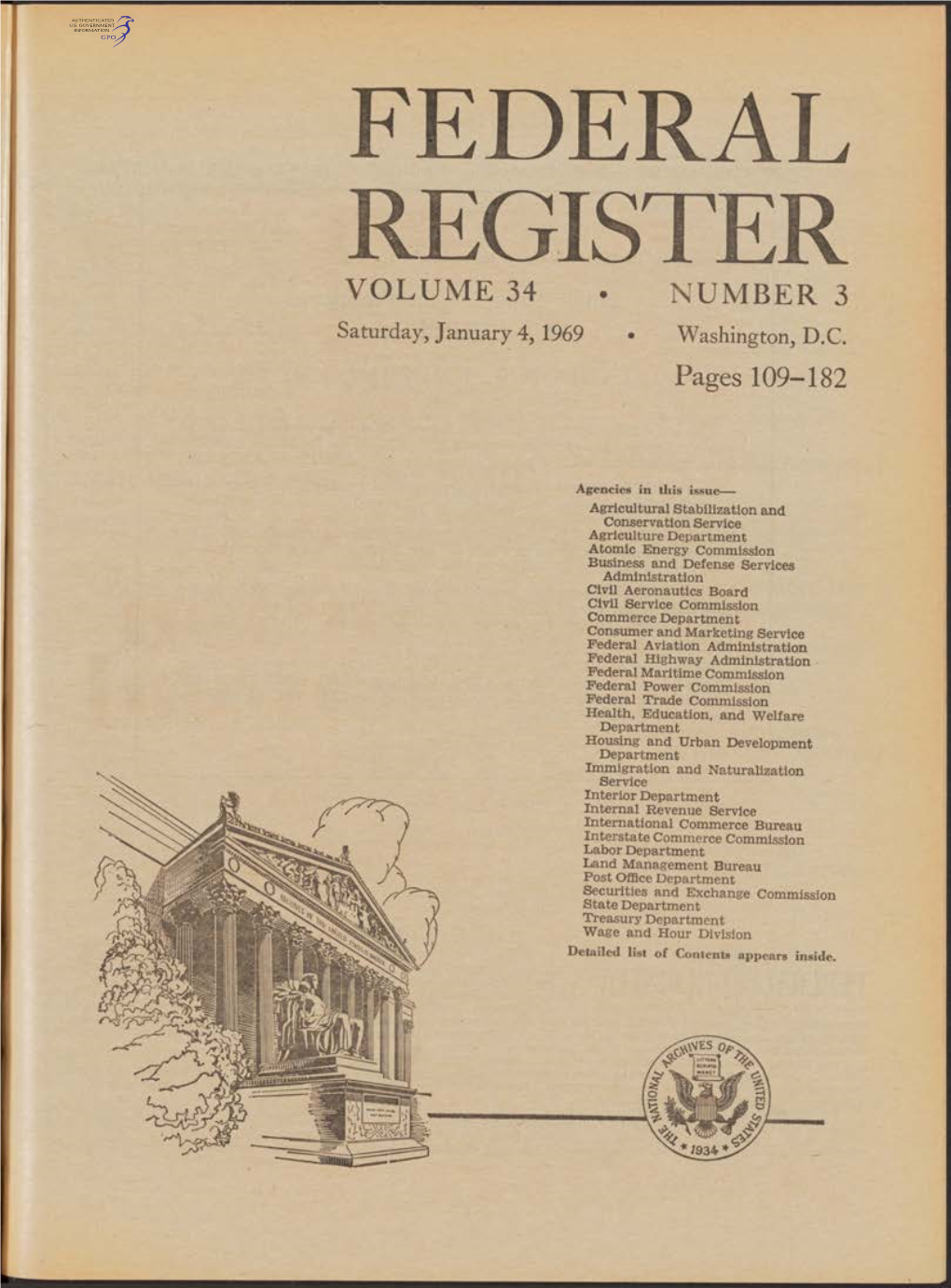 Federal Register Volume 34