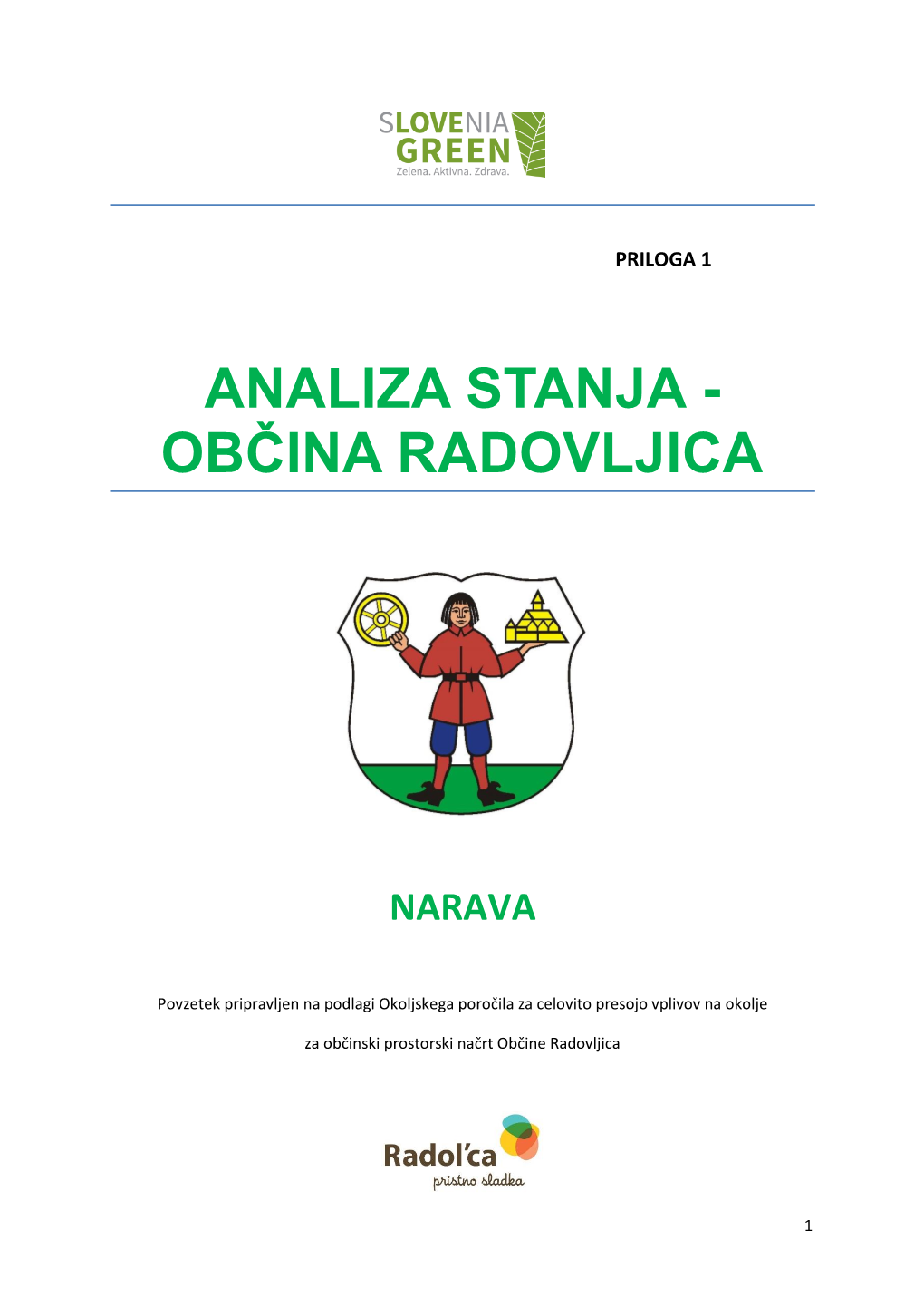 Analiza Stanja - Občina Radovljica