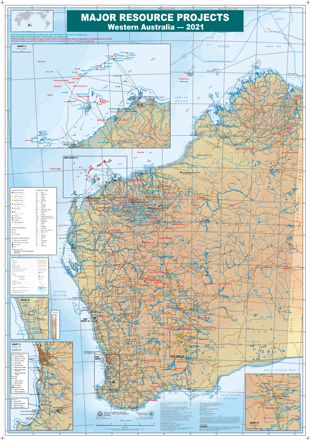 Major Resource Projects, Western Australia