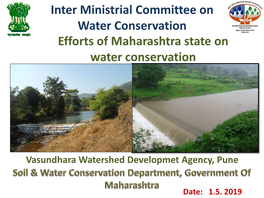 Maharashtra State on Water Conservation