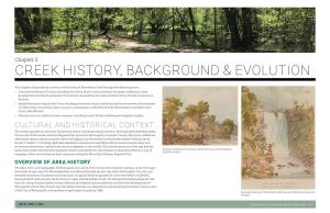 2 – Creek History, Background, and Evolution