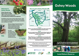 Oxhey Woods Local Nature Reserve Leaflet