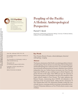 Peopling of the Pacific
