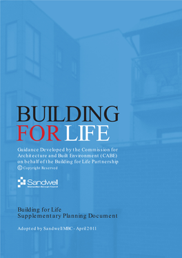 Building for Life Supplementary Planning Document