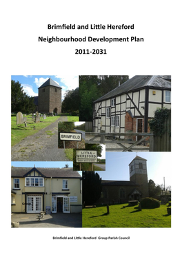 Brimfield and Little Hereford Neighbourhood Development Plan