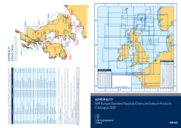 NW Europe Standard Nautical Charts and Leisure Products Catalogue 2020 Tek Marine Ltd