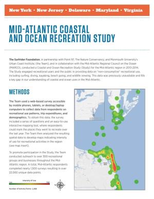 Mid-Atlantic Coastal and Ocean Recreation Study