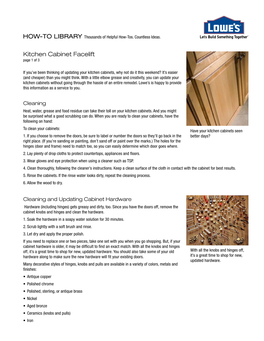 Kitchen Cabinet Facelift Page 1 of 3