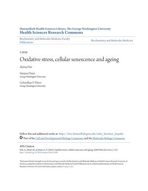 Oxidative Stress, Cellular Senescence and Ageing Akshaj Pole