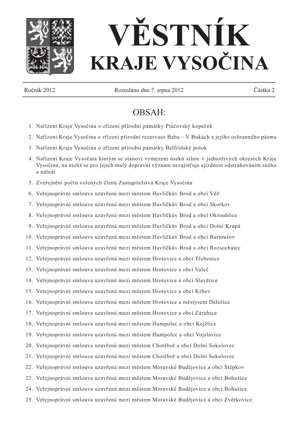 Věstník Kraje Vysočina