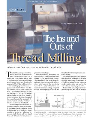 Threadmilling For