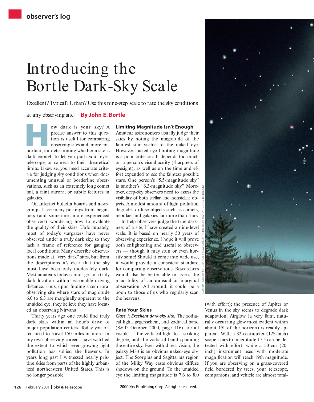 Introducing the Bortle Dark-Sky Scale - DocsLib