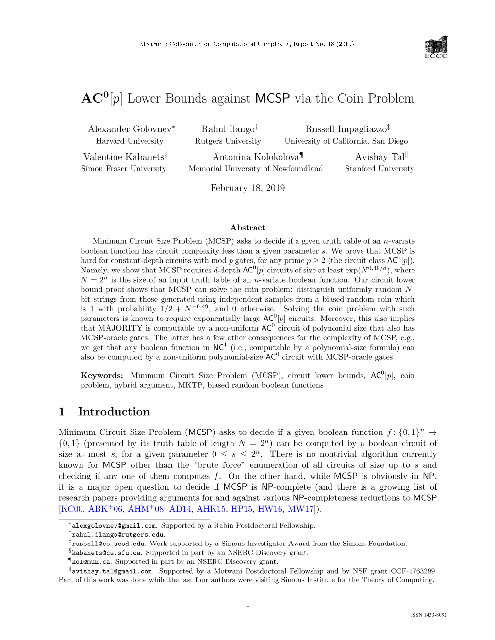 AC0[P] Lower Bounds Against MCSP Via the Coin Problem