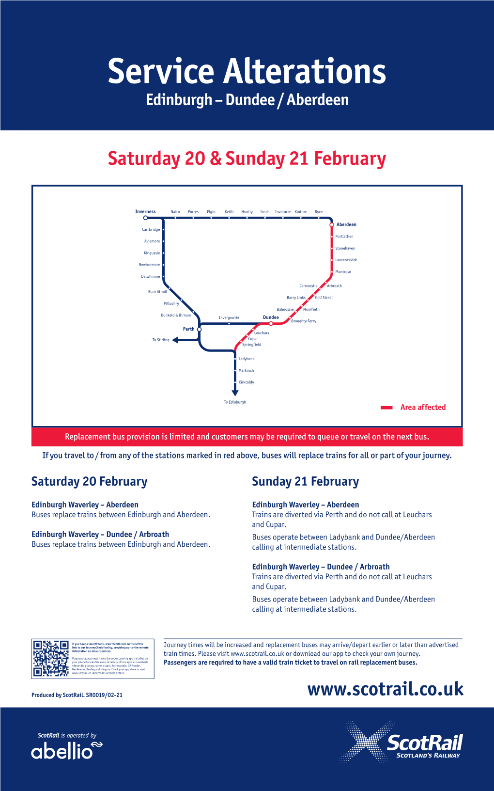 Edinburgh – Dundee / Aberdeen