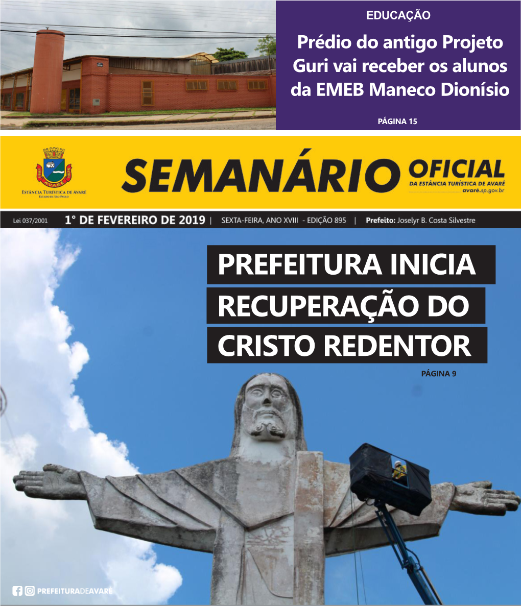 Recuperação Do Prefeitura Inicia Cristo Redentor