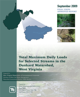 U.S. EPA Approved Dunkard Creek TMDL Report