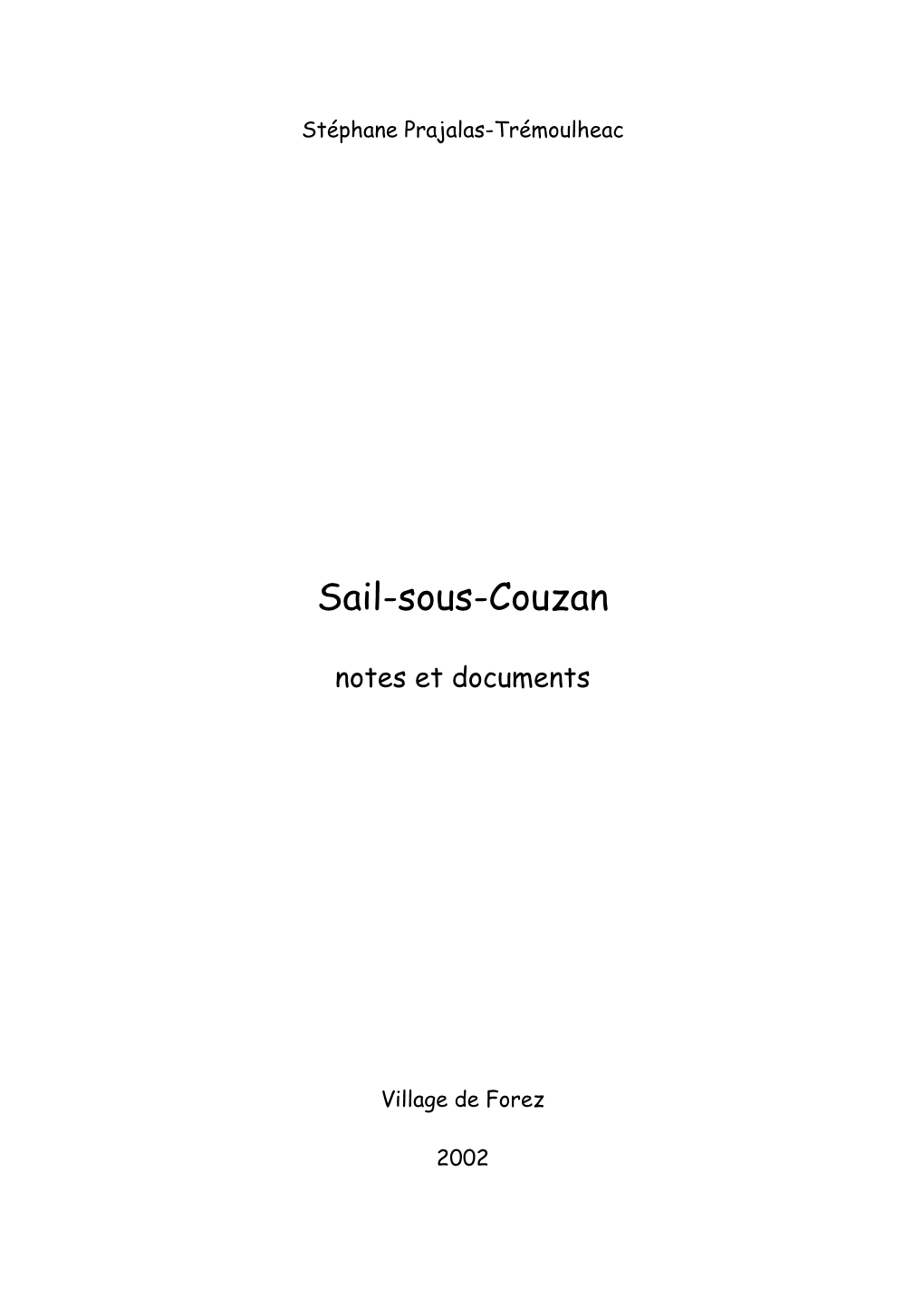 Sail-Sous-Couzan