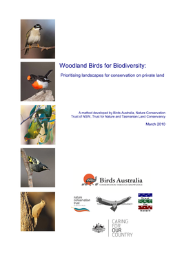 Woodland Birds for Biodiversity