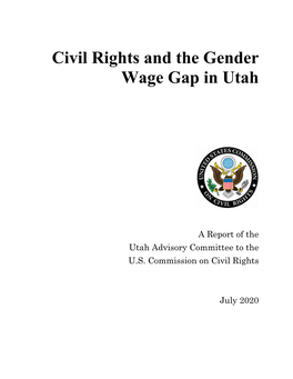 Civil Rights and the Gender Wage Gap in Utah (2020)