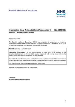 Ivabradine 5Mg 7.5Mg Tablets Procoralan 319-06