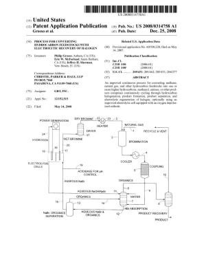 (12) Patent Application Publication (10) Pub. No.: US 2008/0314758 A1 Gross0 Et Al