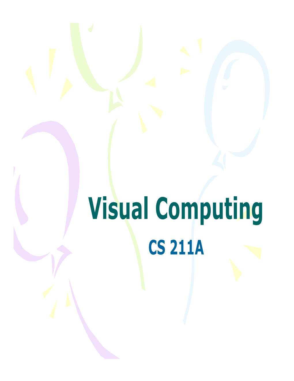 Visual Computing