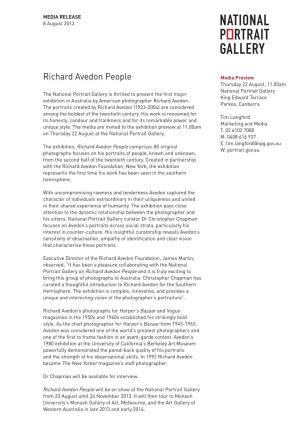 Richard Avedon People
