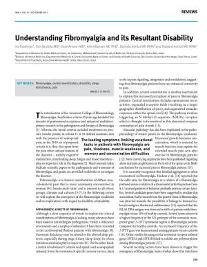 Understanding Fibromyalgia and Its Resultant Disability