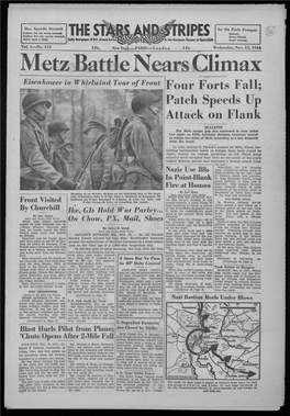 Metz Battle Nears Climax