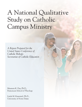 A National Qualitative Study on Catholic Campus Ministry