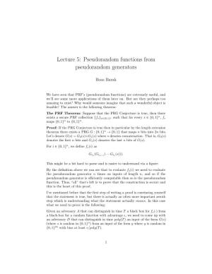 Pseudorandom Functions from Pseudorandom Generators