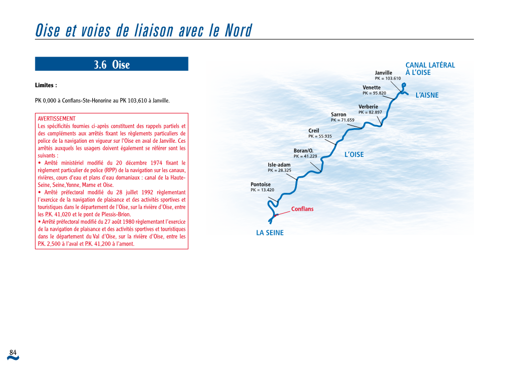 Oise Et Voies De Liaison Avec Le Nord