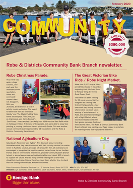 Robe & Districts Community Bank Branch Newsletter