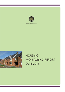 Housing Monitoring Report 2015-2016