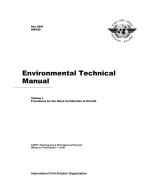 Environmental Technical Manual ______