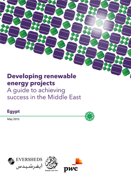 Developing Renewable Energy Projects a Guide to Achieving Success in the Middle East
